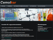 Tablet Screenshot of cemolker.hu